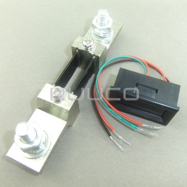Купить 100 шт/много dc 0-200А цифровые амперметры желтый led текущего ...
