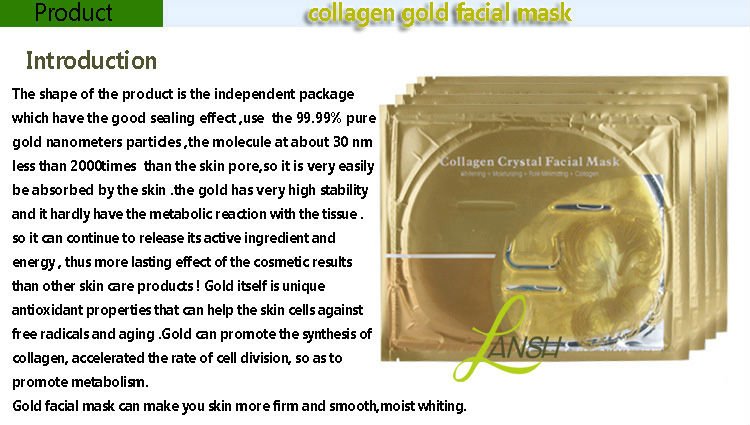 最高の抗- エイジングコラーゲンゴールドクリスタル美しさの顔のマスク問屋・仕入れ・卸・卸売り