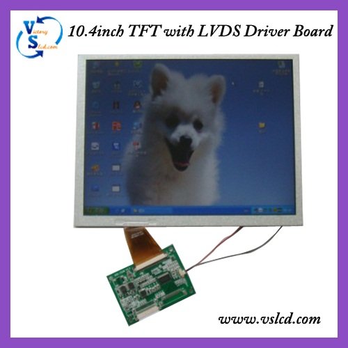 10.4inch tft with LVDS converter board, View LVDS converter board, VS ...