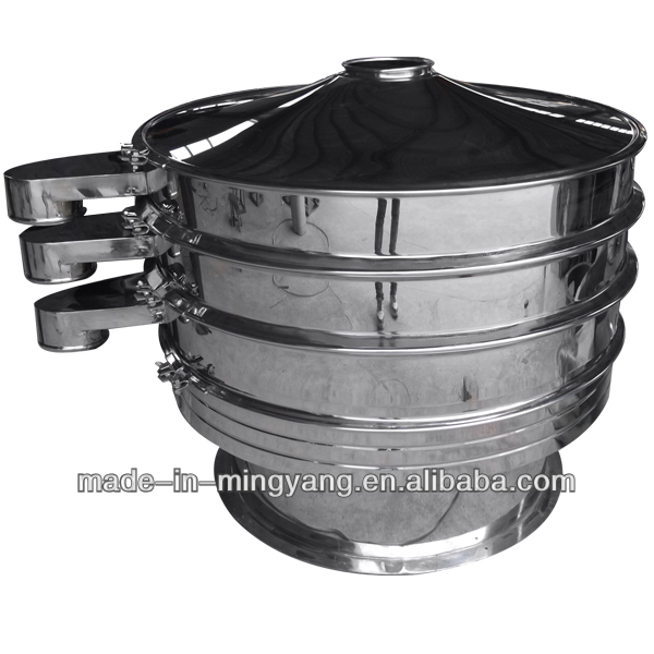 self-cleaning circular sieving machine for desiccated coconut made in MingYang