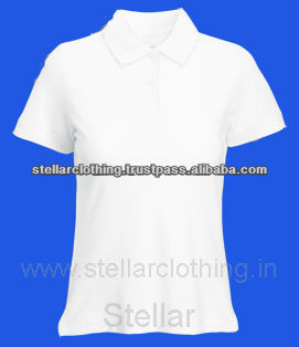 Ladies Polo T-shirt - White.jpg