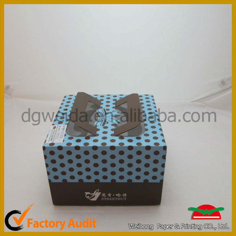 customized paper wedding cake box wholesale,cake box with handle