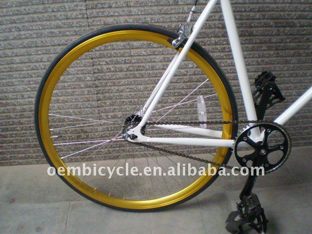 fixie gold white