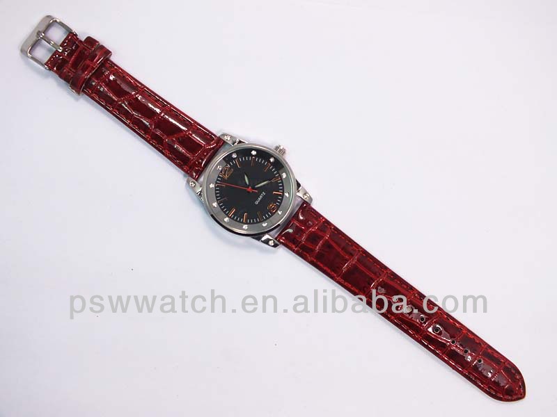japan movt PNP PU leather watch women for promotion