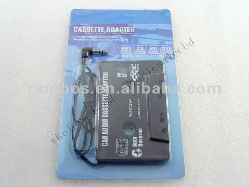 Car Cassette Adapter Tape MP3 Converter For iPod