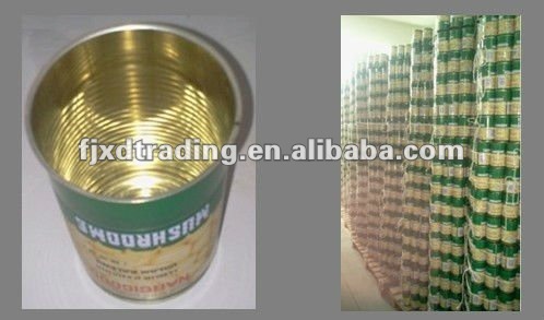 Round Printed Metal Food Can for Mushroom