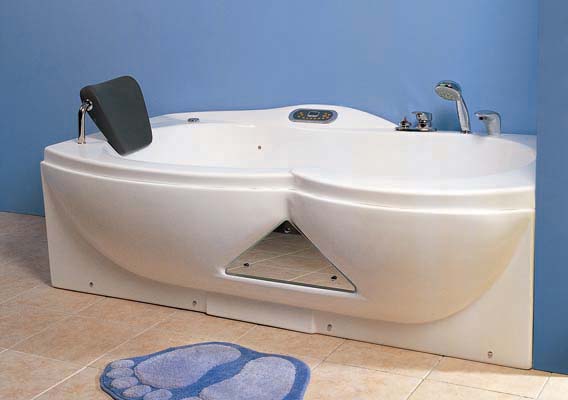一人用屋内ジャグジー浴槽ジャグジースパ浴槽価格ジェットバステレビ付きアクリルG662問屋・仕入れ・卸・卸売り