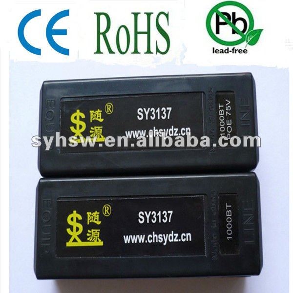 一つの出口sy3137rj45サージプロテクタ/ネットワークの雷spdのサージ保護装置/コンピュータネットワーク用サージアレスタ問屋・仕入れ・卸・卸売り