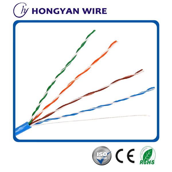 4 Twisted Pair 24awg Cat5e Utp Color Code Copper Cables Buy