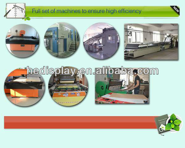 Cardboard paper display stand for Chewing gum retail