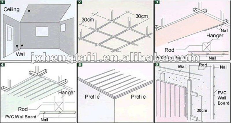 Hot Pvc Wall Panel Hengtai Building Materials Pvc Ceiling