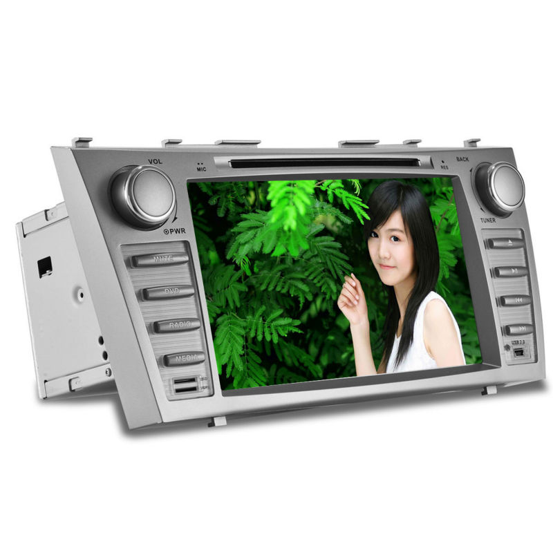 2 Din 8 inch Car DVD Player for Toyota Camry 2007-2011 Digital Touch Screen GPS FM Bluetooth