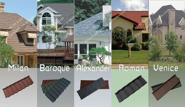 石の表面処理鋼板のタイル/建築資材価格ナイジェリアで/ケニア/アメリカ/カナダなど問屋・仕入れ・卸・卸売り