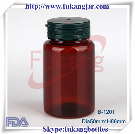 28 oz Dark Brown Plastic Bottle for Food with Black Screw Lid, Colorful PET Food Jar with Cap