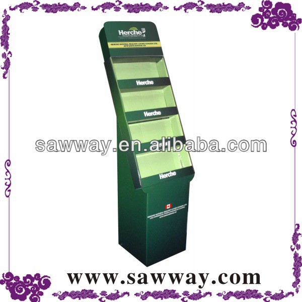 chewing gum display shelf,POP paper display shelf,recyclable corrugated paper display stand