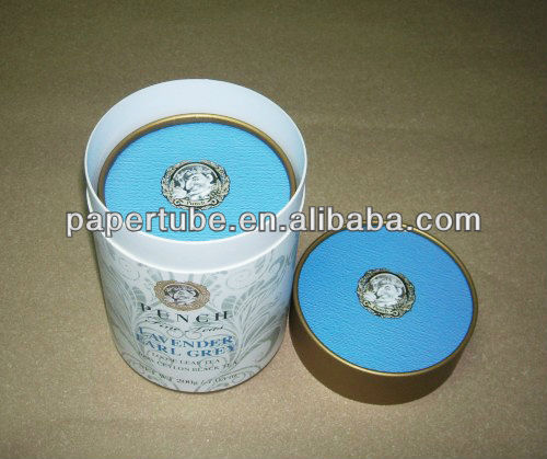 2013 newest round paper tea packaging boxes