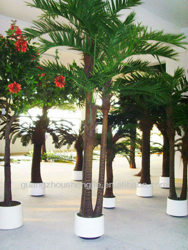 natural looking artificial coconut tree