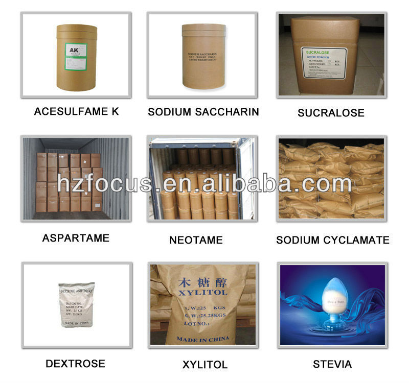 25KG/BAG Stevia+erythritol, sucralose+erythritol, monk fruit+erythritol