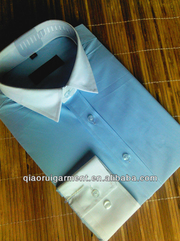 高品質ファッショナブルなスタイル綿100％コーマオフィス/ドレスメンズシャツスペインの男性のドレスシャツ問屋・仕入れ・卸・卸売り