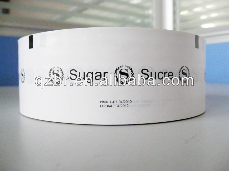 Printed and laminated paper/PE paper for sugar,salt,black pepper packaging