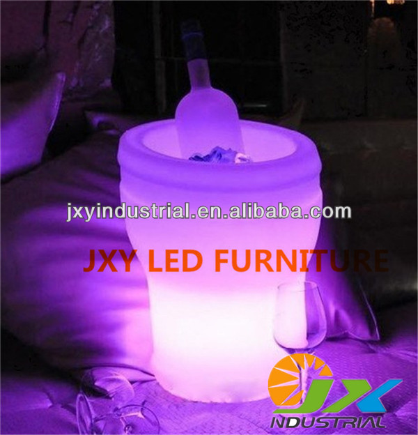 ice led bucket/flashing led ice bucket/champagne led ice bucket