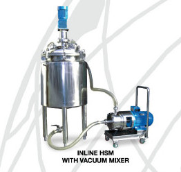ciculation inline with stirrer inside tank