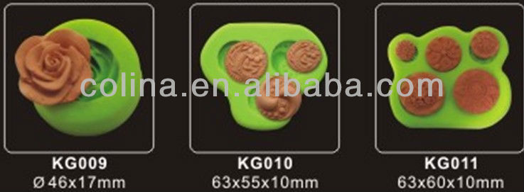 Silicone fondant push mold,Cake decoration mould