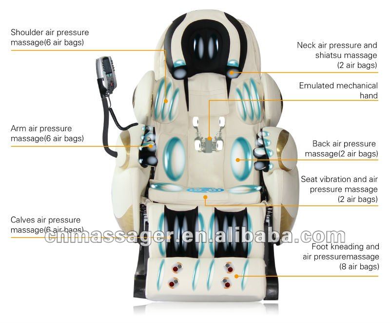 Most Deluxe Zero Gravity Space Massage Chair