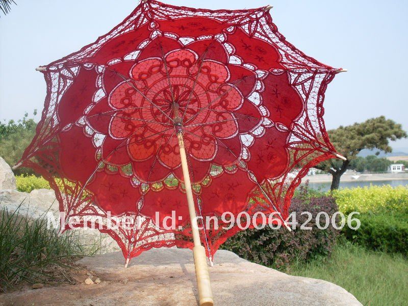  white lace parasol lace umbrella parasol red lace parasol wedding 