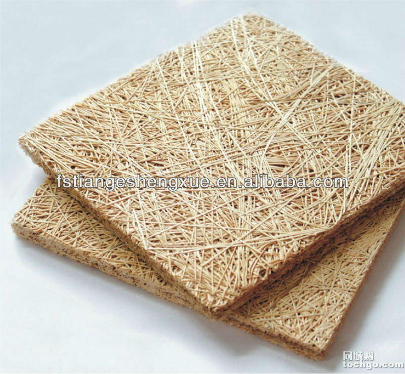 Wood Fiber Cement Board 60 60cm Gypsum Suspended Ceiling Tiles Of