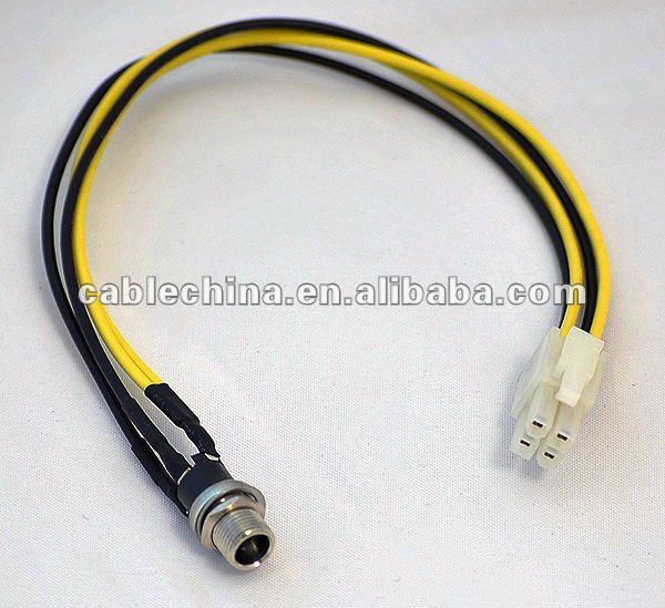 4-pin Atx Power Connector To Dc Bulkhead Cable - Buy Audio ... pci wiring harness 