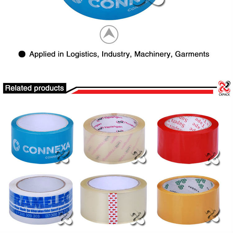ロゴ印刷された包装用テープ/カスタマイズされたロゴプリントテープ/white印刷されたテープ仕入れ・メーカー・工場