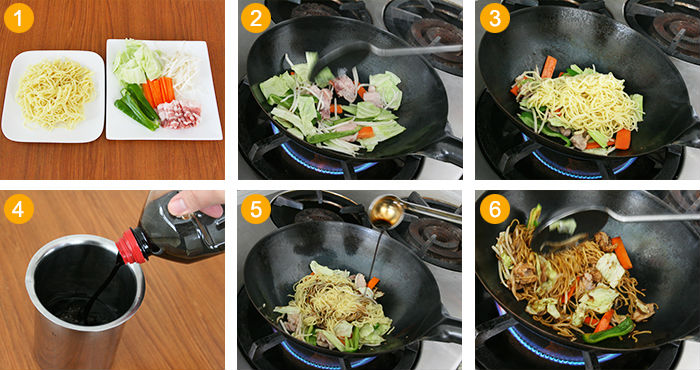 Yakisoba sauce (DC-1) cooking noodles sauce for Japanese stir-fried dish 1.8L