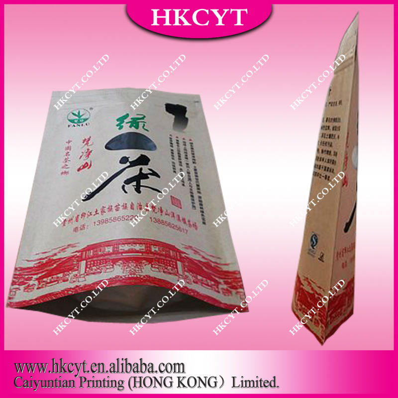 High Quality Stand Up Pouch With Zipper//Custom printed ziplock bag for tea/Tea bags for sale