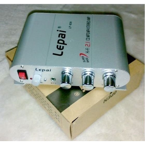 Freeshipping MINI Car Audio MOTO HIFI Integrated CD/MP3/MP4 2.1 A1941 C5198 UTC TDA2030A STEREO AMP Digital Car Amplifier koson