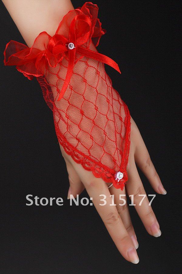  Short Gloves Wedding gloves Wholesale 20pieces lot Bridal glove 70882
