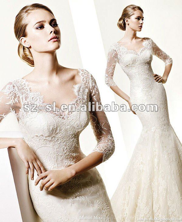 Frock Wedding Dress 2012 Top fabricsatin lace Sweetheartcorset