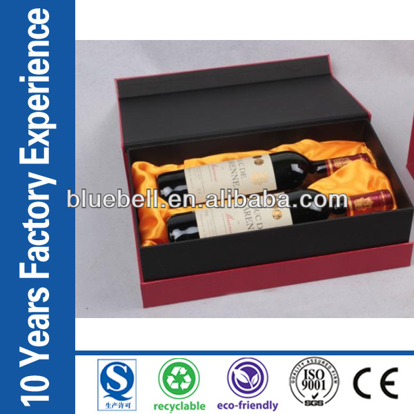 Custom Luxury champagne bottle gift box