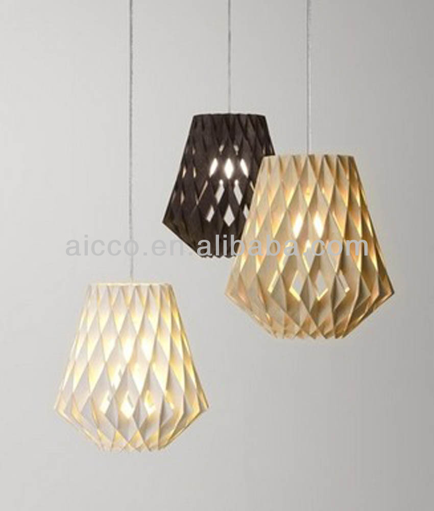 Moderne houten lotus kroonluchter licht/hanglamp te koop ...