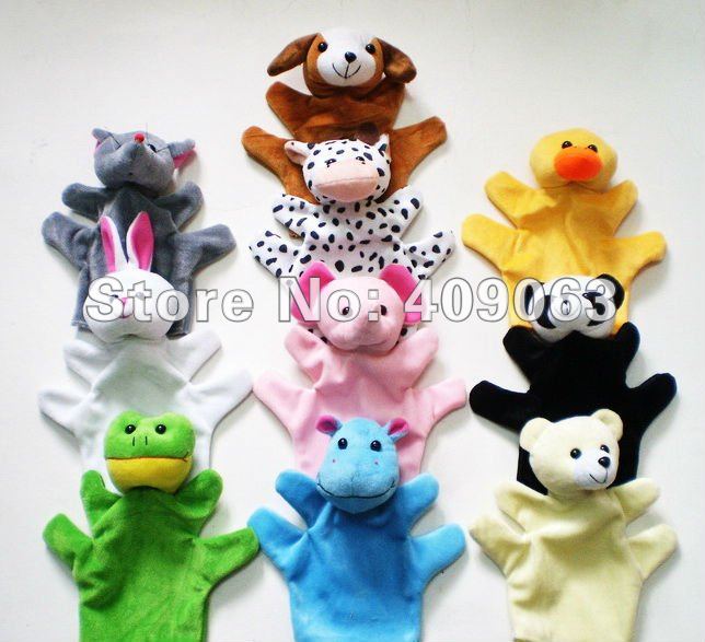 10 set (1 pcs big puppet+1pcs small puppet) cartoon animal plush soft baby finger hand puppet toy doll free shipping 10 set (1 pcs big puppet+1pcs small puppet) cartoon animal plush soft baby finger hand puppet toy doll free shipping