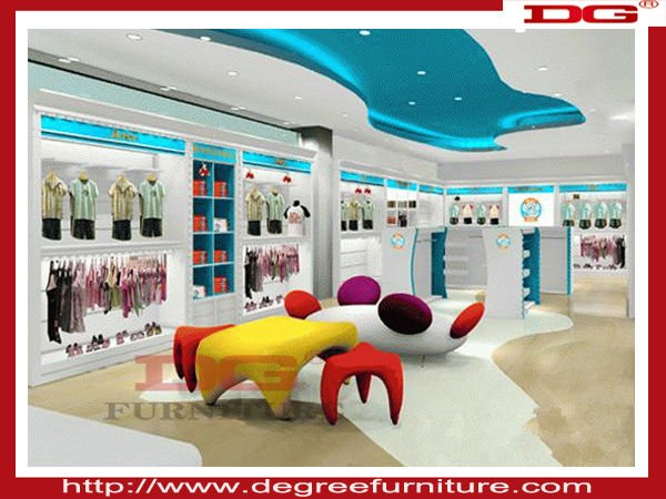 Children Clothing Shop Interior Design Showroom Interior Design ...