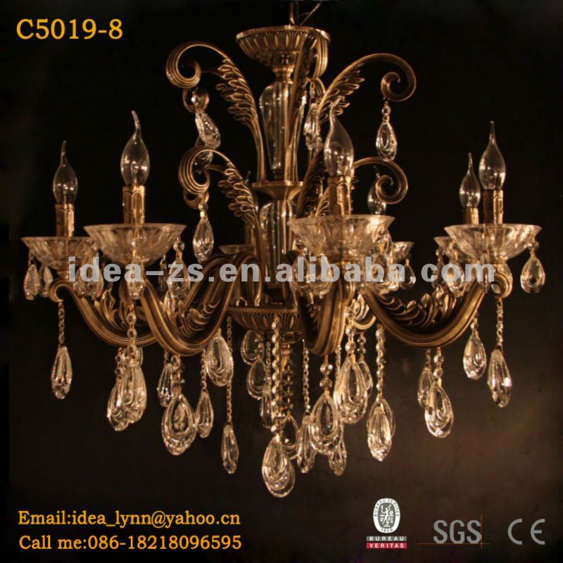Crystal Chandeliers Made In China Lighting Chandelier Guangdong Crystal Zine Alloy Chandelier C5019 8 Jpg