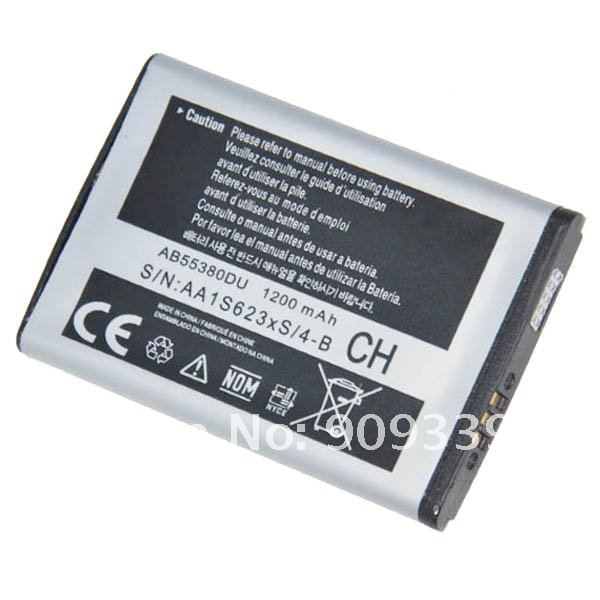Real1200mah AB55380DU SGH-i450 SGH I450 Batterij Battery batterie AKKU Bateria Pil (Free shipment)