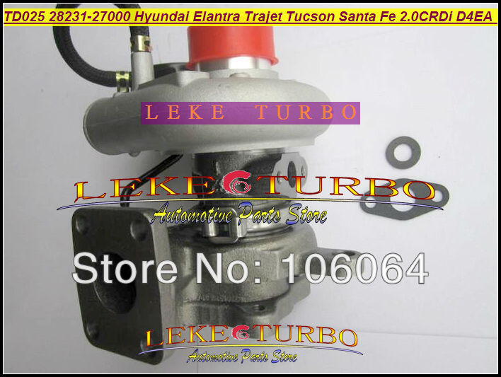TD025 28231-27000 Kia Carens Hyundai Elantra Trajet Tucson Santa Fe 2.0L CRDi D4EA 2000- Turbocharger (2)