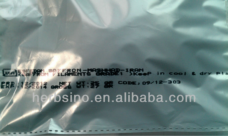 High quality saffron extract powder ISO,KOSHER,HACCP