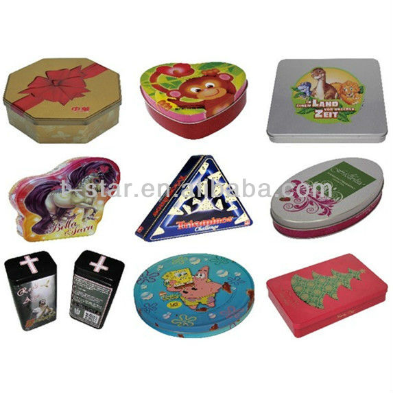 Egg shape chocolate tin boxes factory