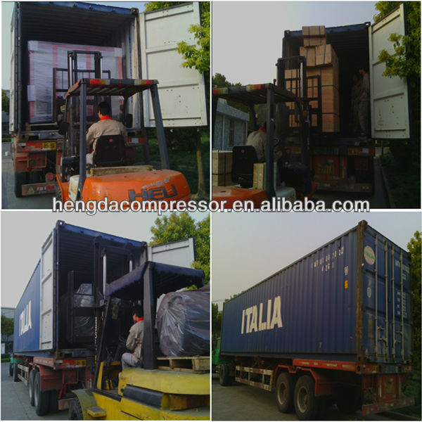 champagne or cava Hengda compressor 105CFM 580PSI 30HP 2014 CHINAPLAS