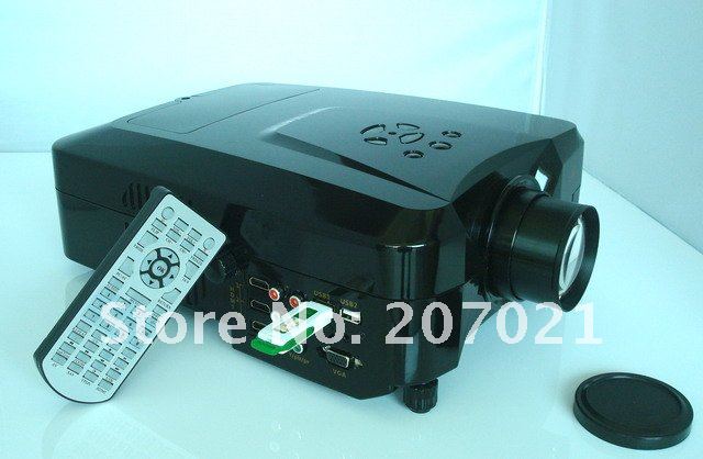 Factory wholesale Video projector full hd 3D led LCD Projector For Home theater Support 1080P with 3HDMI 2USB support hard disk