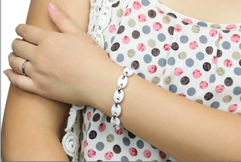 New arrival 2012 Ceramic&stainless steel bracelet Free shipping New arrival 2012 Ceramic&stainless steel bracelet Free shipping