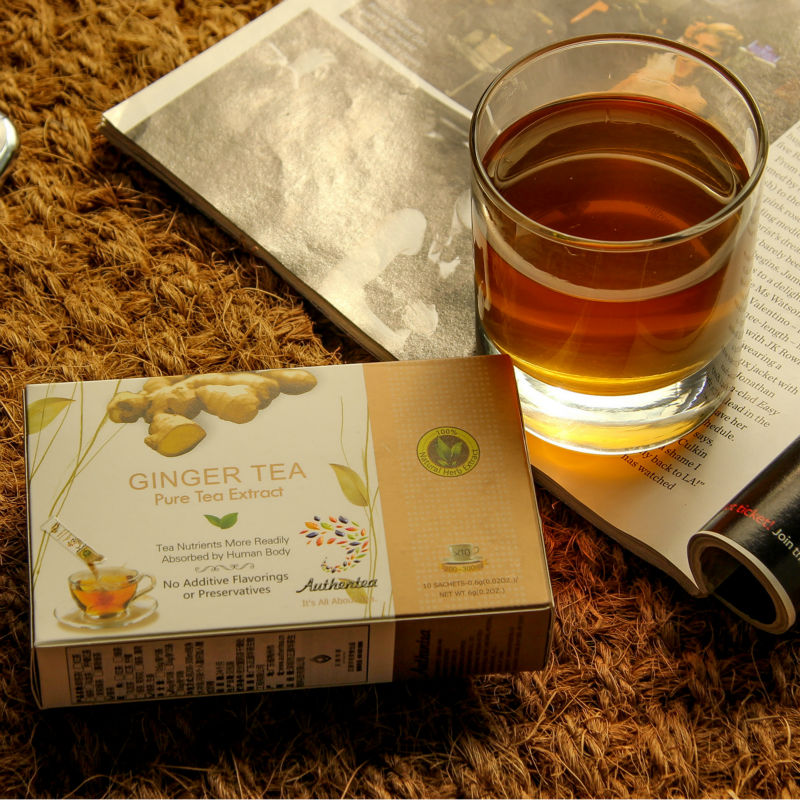 10 Sachets Pure Extract Instant Ginger Herb Tea